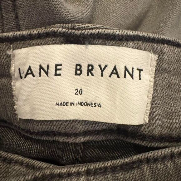 Lane Bryant Women’s 20 Signature Fit Mid-Rise Straight Gray Jeans Flex Magic Wai - Picture 4 of 4